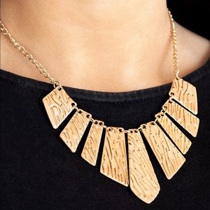 Goldtone Statement Necklace